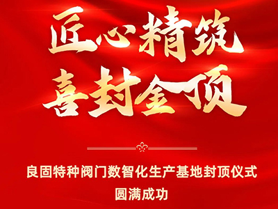 封顶大吉｜热烈庆祝mg不朽情缘特种阀门数智化生产基地喜封金顶